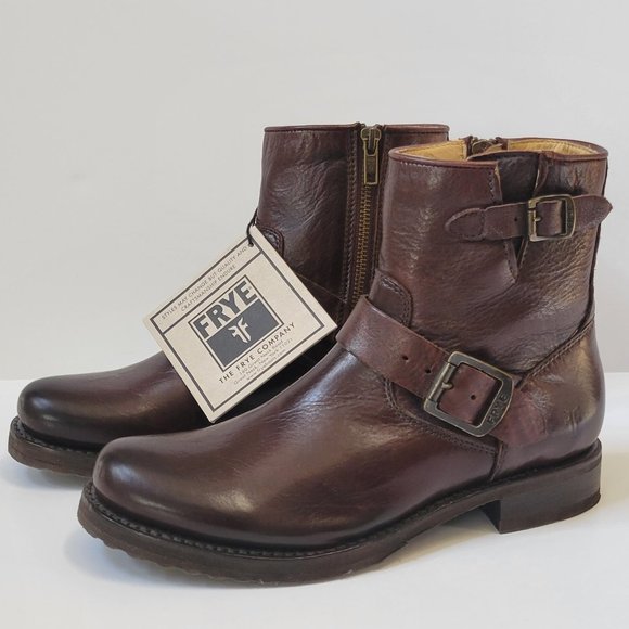 NWT Frye Women's Veronica 6" Shortie Boots Dark Brown - Picture 11 of 11